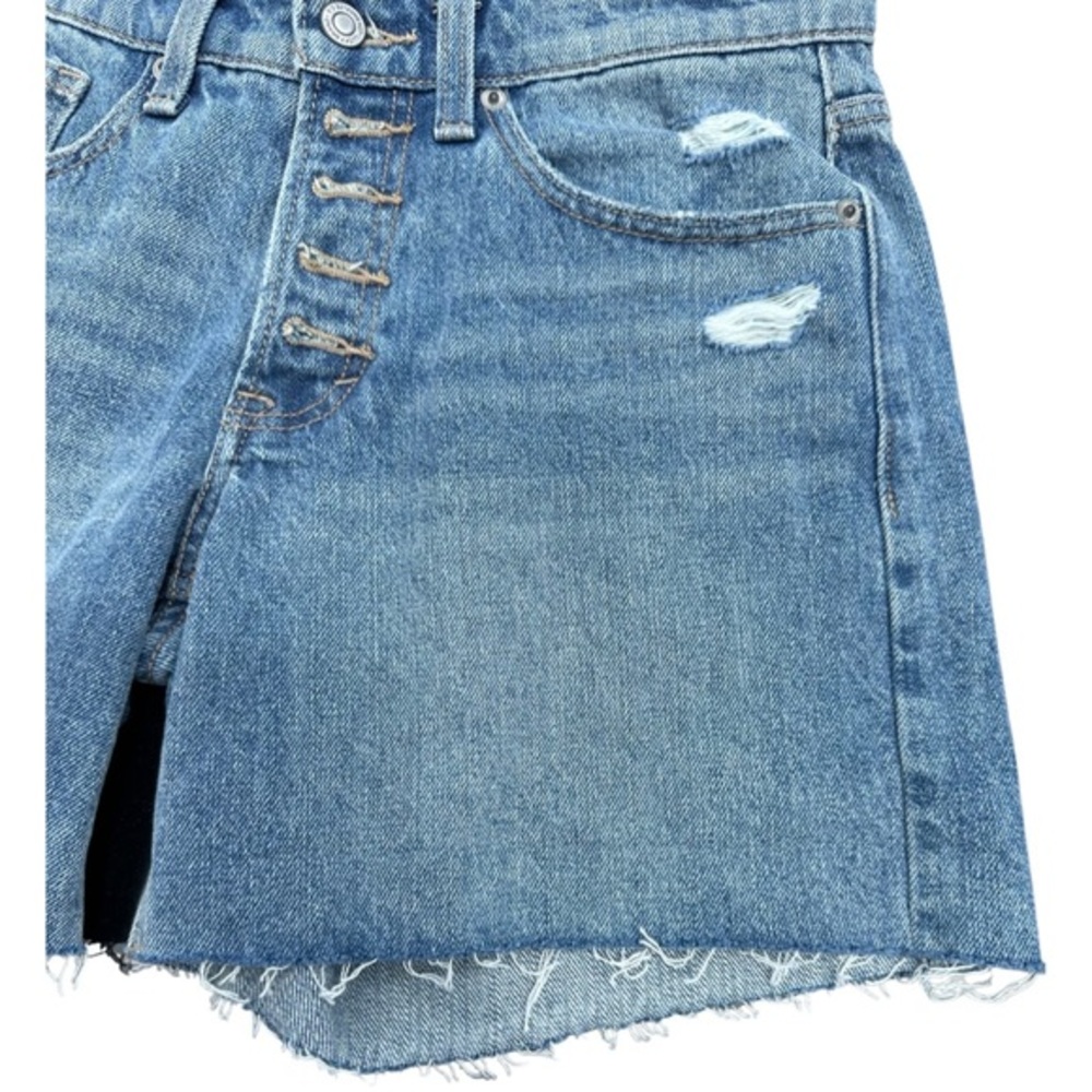 Womens Lucky Denim shorts - size 2 - button down - Picture 3 of 8